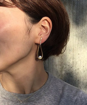 Circle earring / pierce