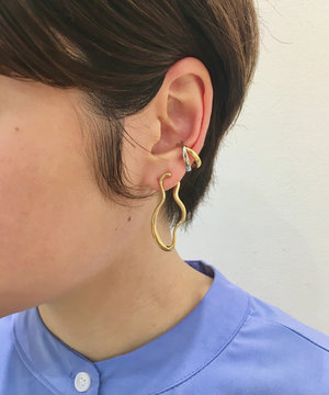 Ear cuffs × Circle earring / pierce