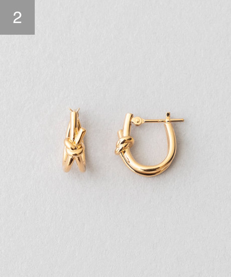 フープピアス ノット