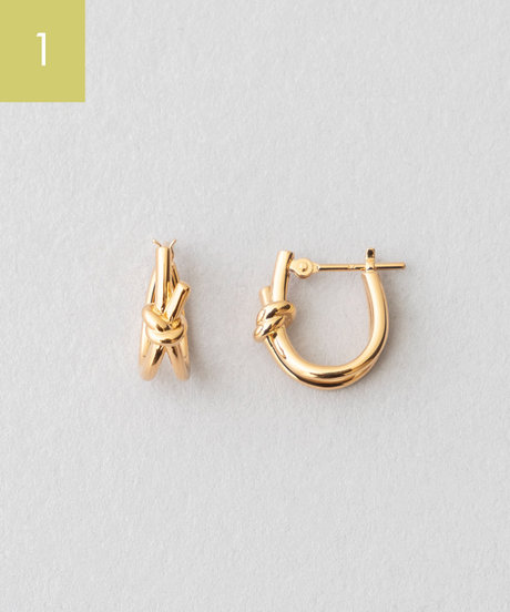 フープピアス ノット