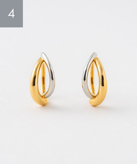 イヤリング コンビカラー