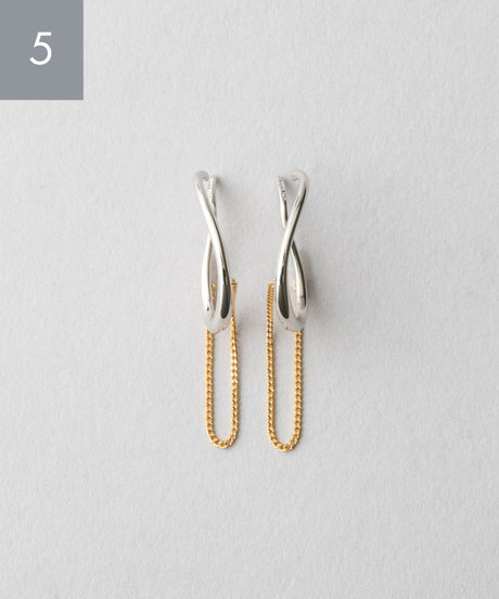 [ウェアリング] チェーン コンビカラー