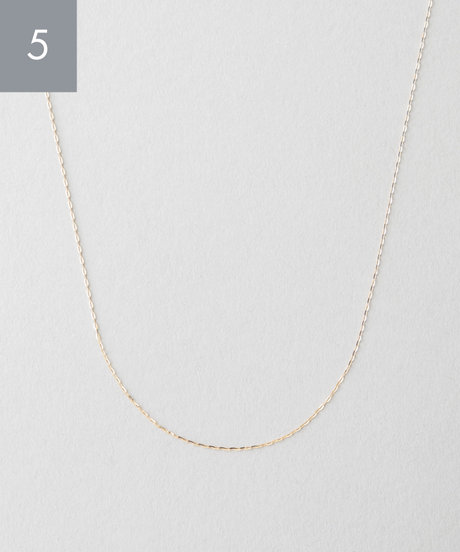 K10YG ミラーカットチェーン ネックレス