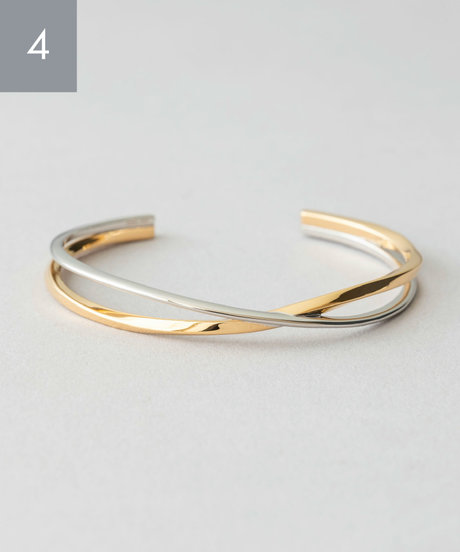 バングル クロス コンビカラー