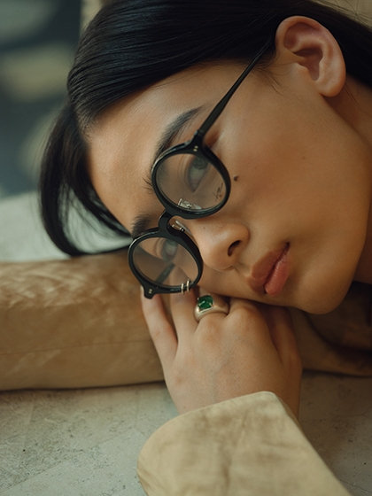 Jouete L/ アイウェア PIERCE×BLACK