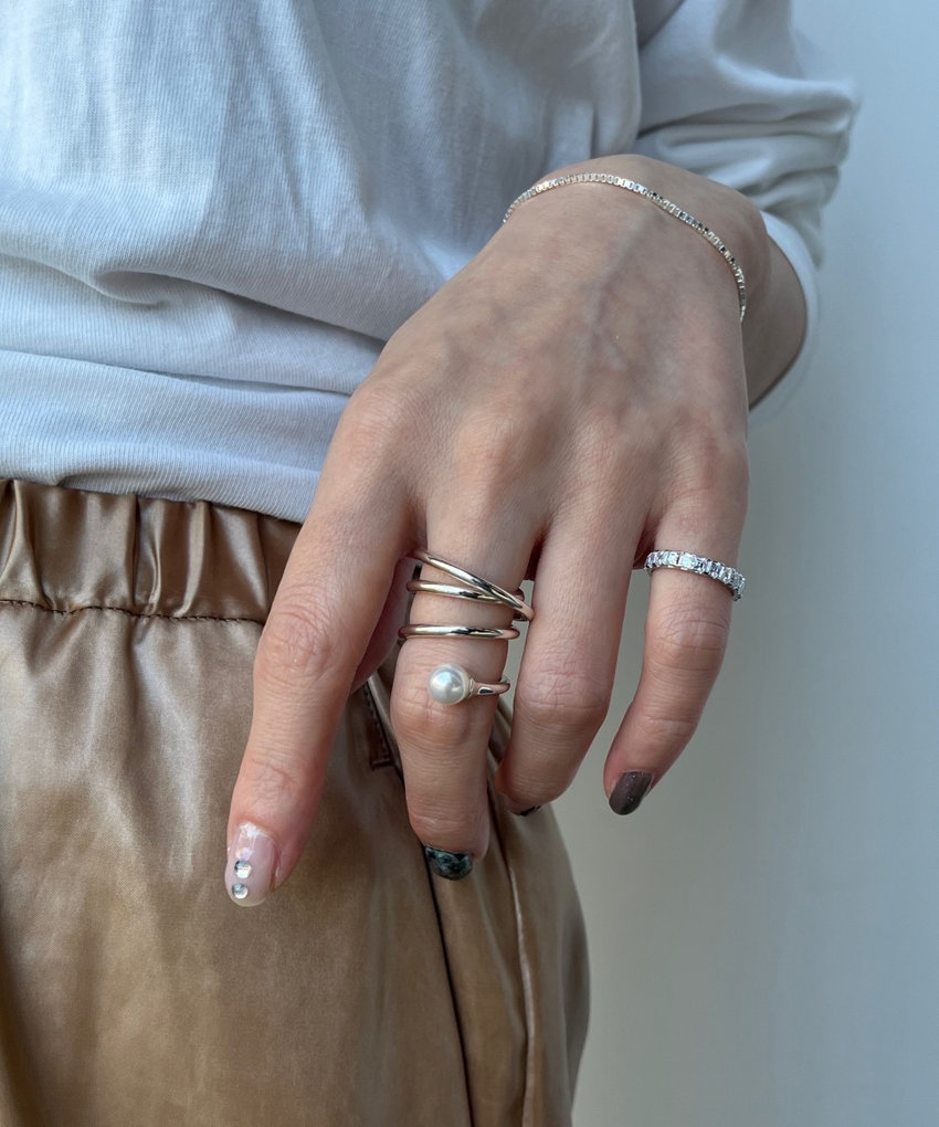 アクセサリー LAYERED RING Layered ring リング｜GLUCK（グルック）公式通販サイト