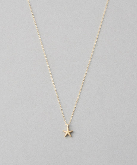 [レイヤー] K10YG ネックレス スターフィッシュ