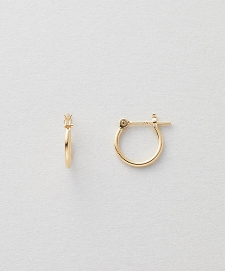 K18YG フープ ピアス