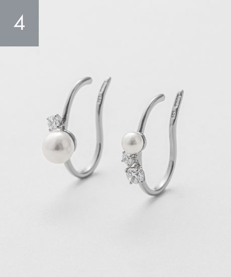 ウェアリング ジルコニア×パール